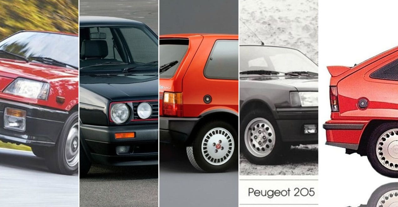 top 5 clasicos gti años 80